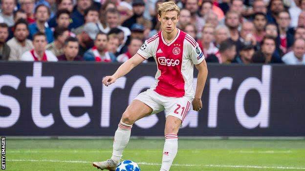 Frankie De Jong at Ajax