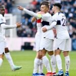 Kylian Mbappe celebrates his goal