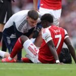 Bukayo Saka suffers hamstring injury