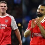 Arsenal's Viktor Gyokeres and Liverpool's Mohamed Salah