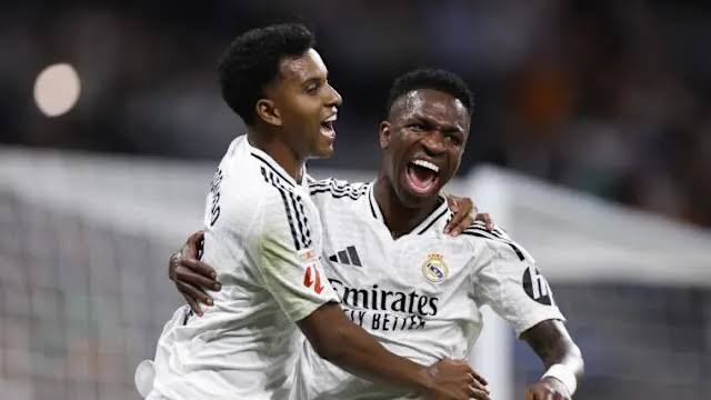 Rodrygo Goes and Vinicius Jnr for Real Madrid