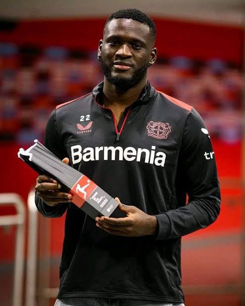 Victor Boniface wins award at Bayer Leverkusen