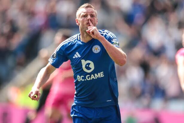 Jamie Vardy at Leicester City