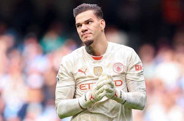 Manchester City goalkeeper Ederson Moraes