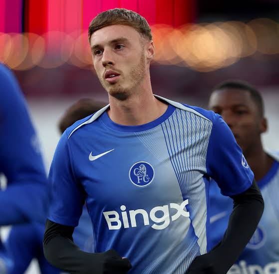 Cole Palmer in training at Chelsea