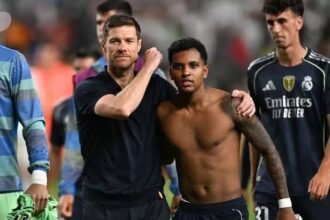 Xabi Alonso and Rodrygo Goes