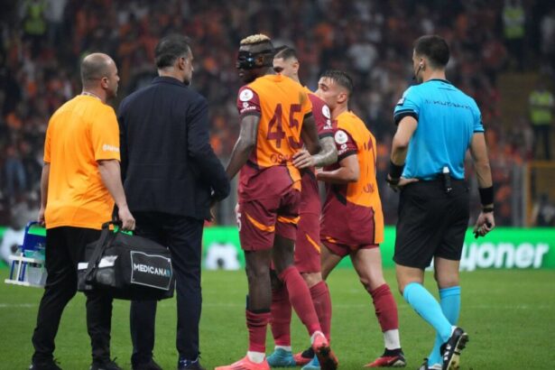 osimhen and okan buruk for galatasaray