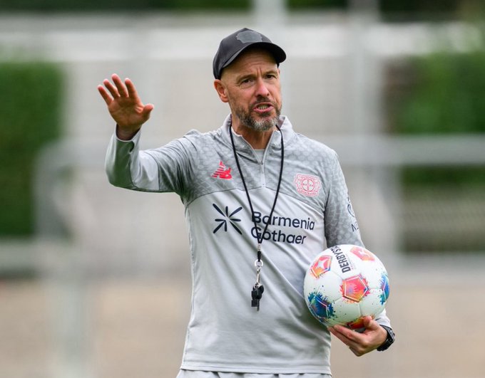 Erik Ten Hag At Bayer Leverkusen
