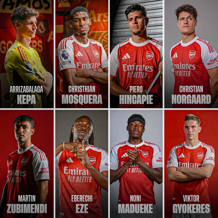 Arsenal's signings in 2025 summer transfer market