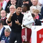 arteta and eze for arsenal