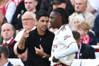 arteta and eze for arsenal