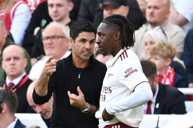 arteta and eze for arsenal