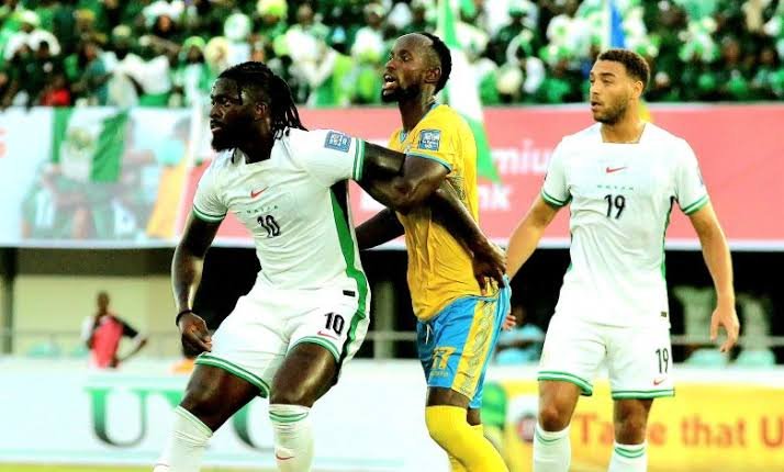 Arokodare and Dessers in action for Nigeria