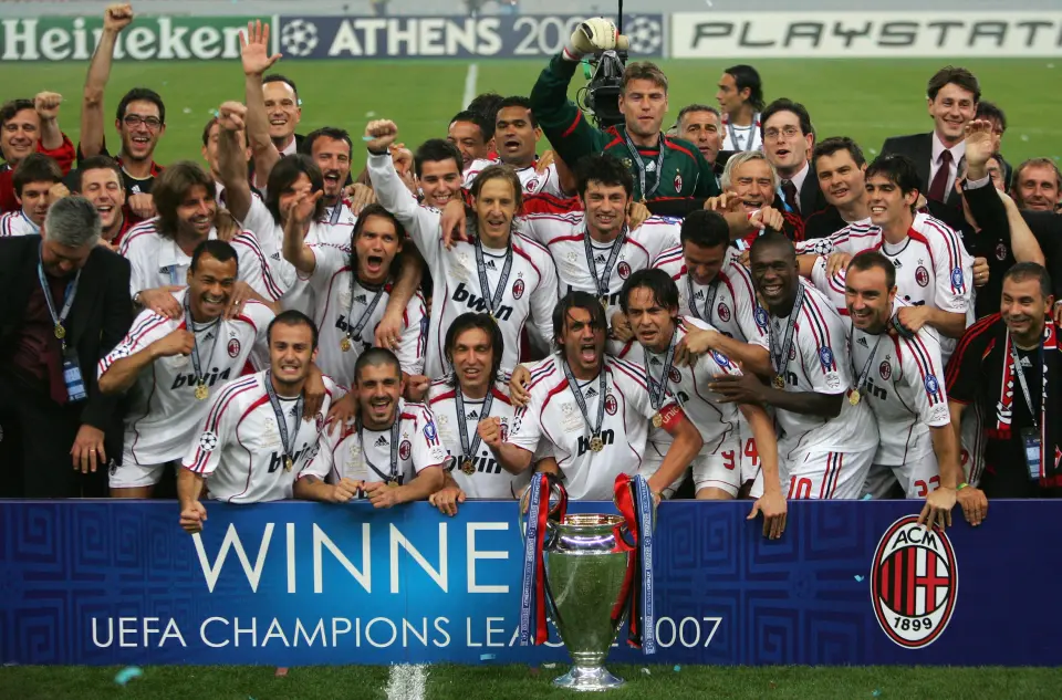 ac milan ucl triumph