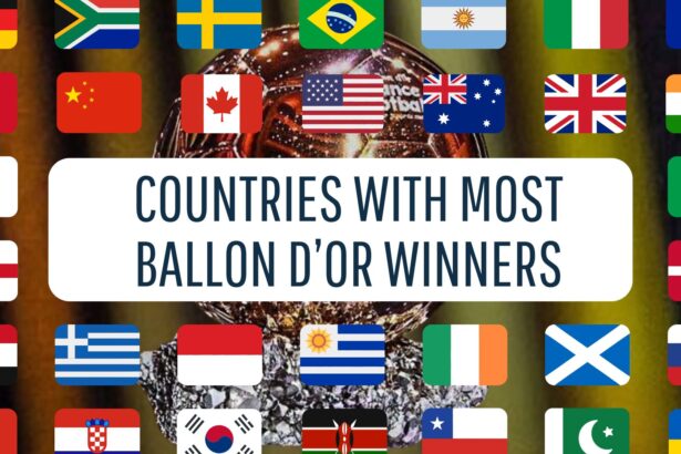 countries with the most ballon d’Or awards