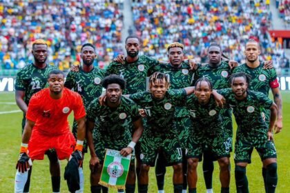 Super Eagles in action