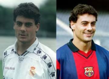 Alfonso Albéniz as a player in Real Madrid and Barcelona
