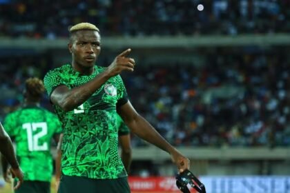 Victor Osimhen for the Super Eagles