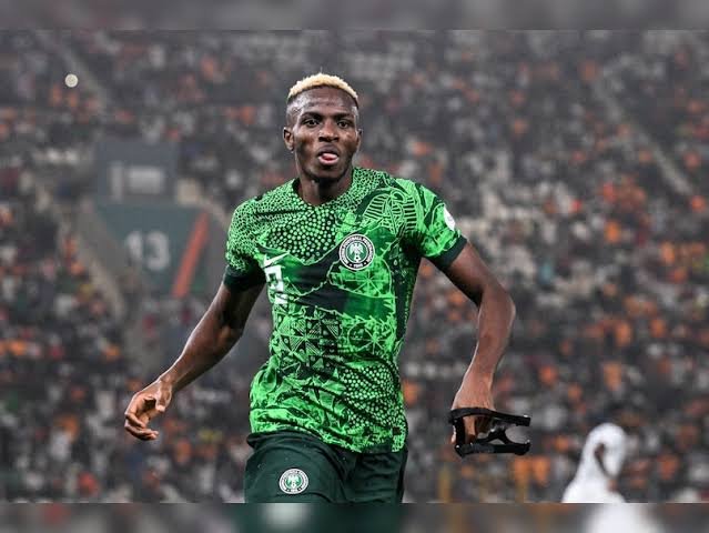 Victor Osimhen for the Super Eagles