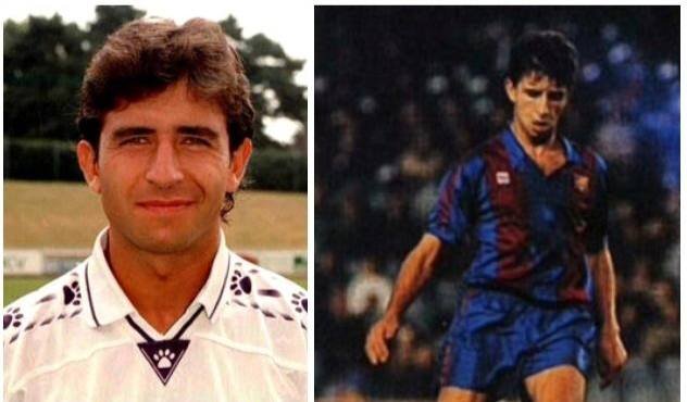 Luis Milla as a player in Real Madrid and Barcelona