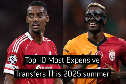 Pic mix of Victor Osimhen and Alexander Isak