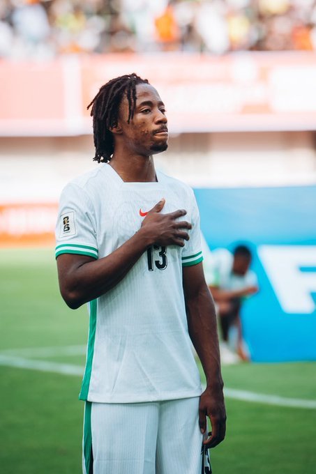 Benjamin Fredrick for the Super Eagles 