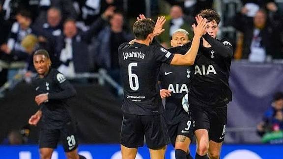 spurs players vs bodo/glimt