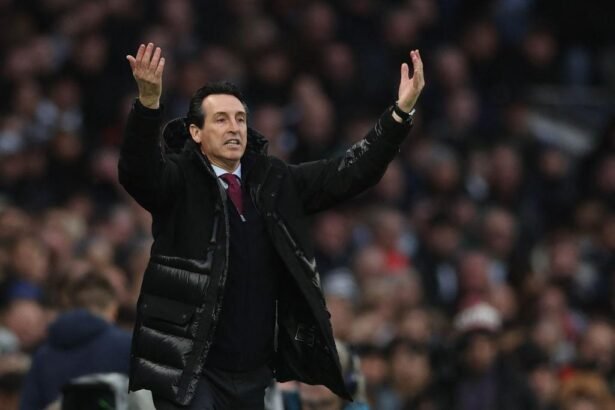 unai emery for aston villa