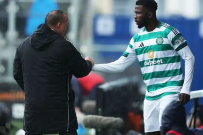 Brendan Rodgers and Kelechi Iheanacho