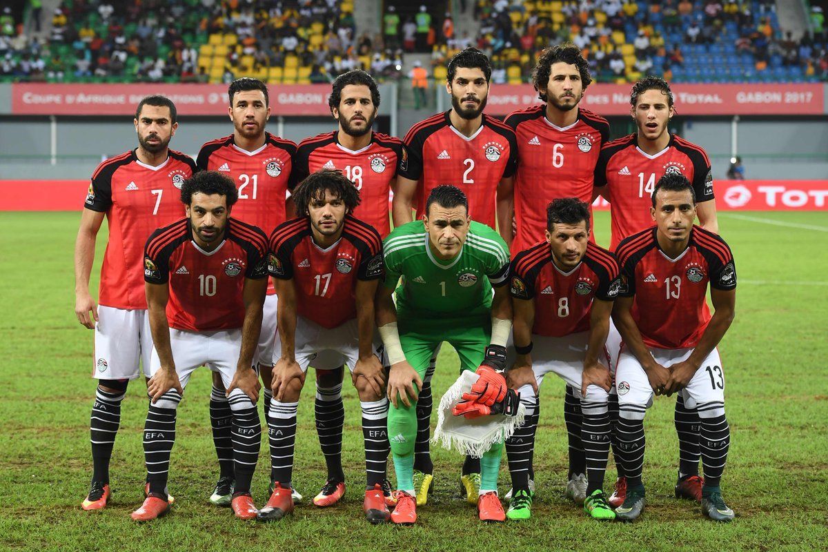 egypt team for a world cup qualifier 