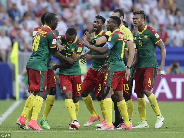 cameroon team for a world cup qualifier