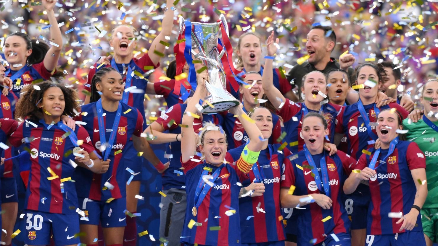 barcelona women wins uwcl