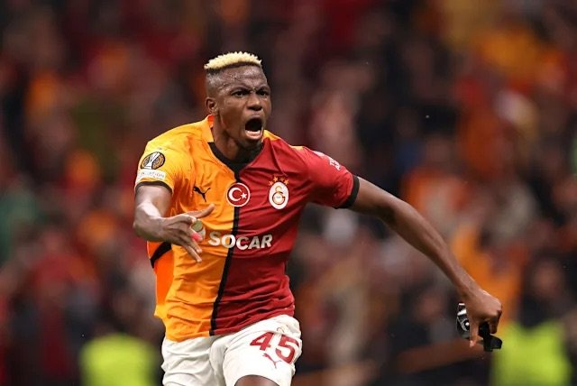 victor osimhen in action for galatasaray