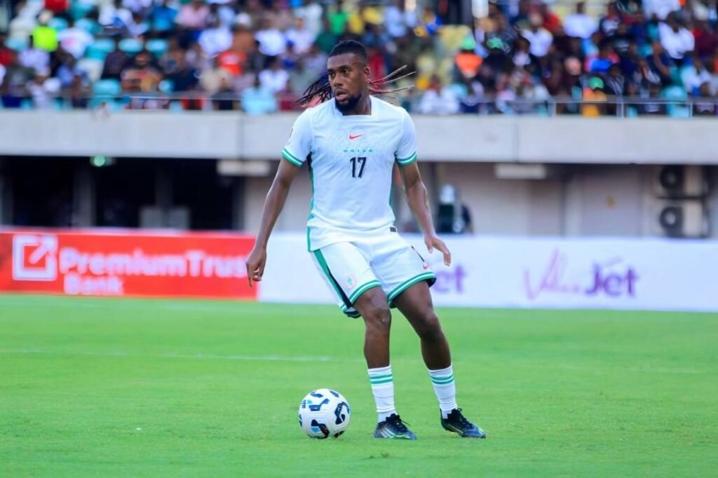Alex Iwobi in action for the Super Eagles of Nigeria