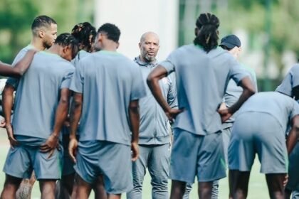 super eagles in training