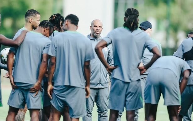 super eagles in training