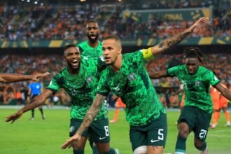 troost-ekong in action for nigeria