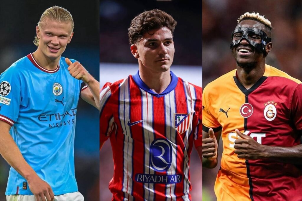 Erling Haaland, Julian Alvarez and Victor Osimhen as Barcelona potential