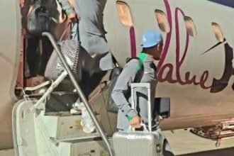 The Super Eagles’ ValueJet aircraft grounded in Luanda, Angola, after a cracked windscreen forced an emergency landing en route to Uyo for the 2026 FIFA World Cup qualifier against Benin Republic