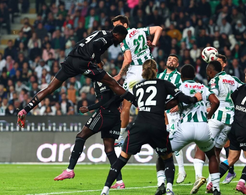 Wilfred Ndidi goal for Beşiktaş vs Konyaspor in the Turkish Super Lig