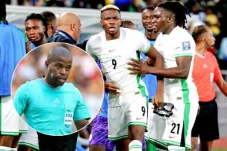 Nigeria vs Gabon: CAF appoints South Africa’s Abongile Tom as referee for World Cup playoff