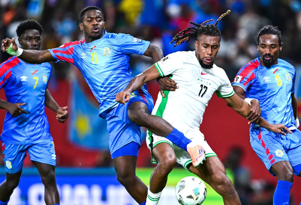 alex iwobi in action for nigeria vs dr congo