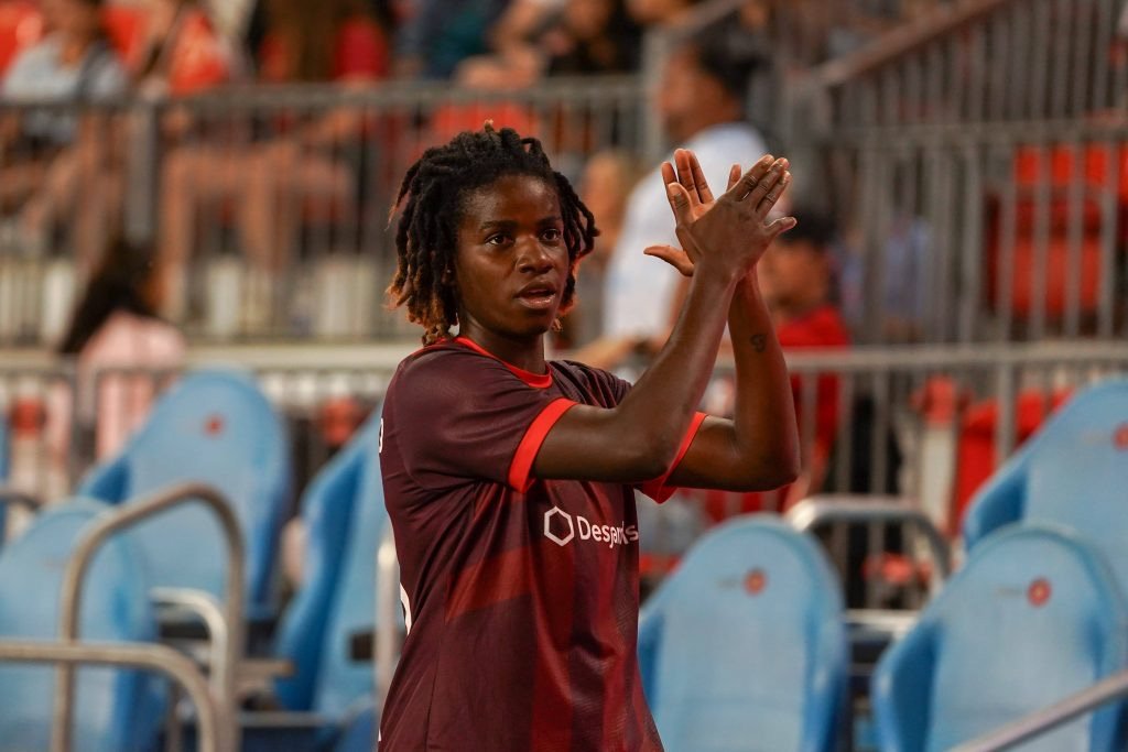 esther okoronkwo in action for afc toronto