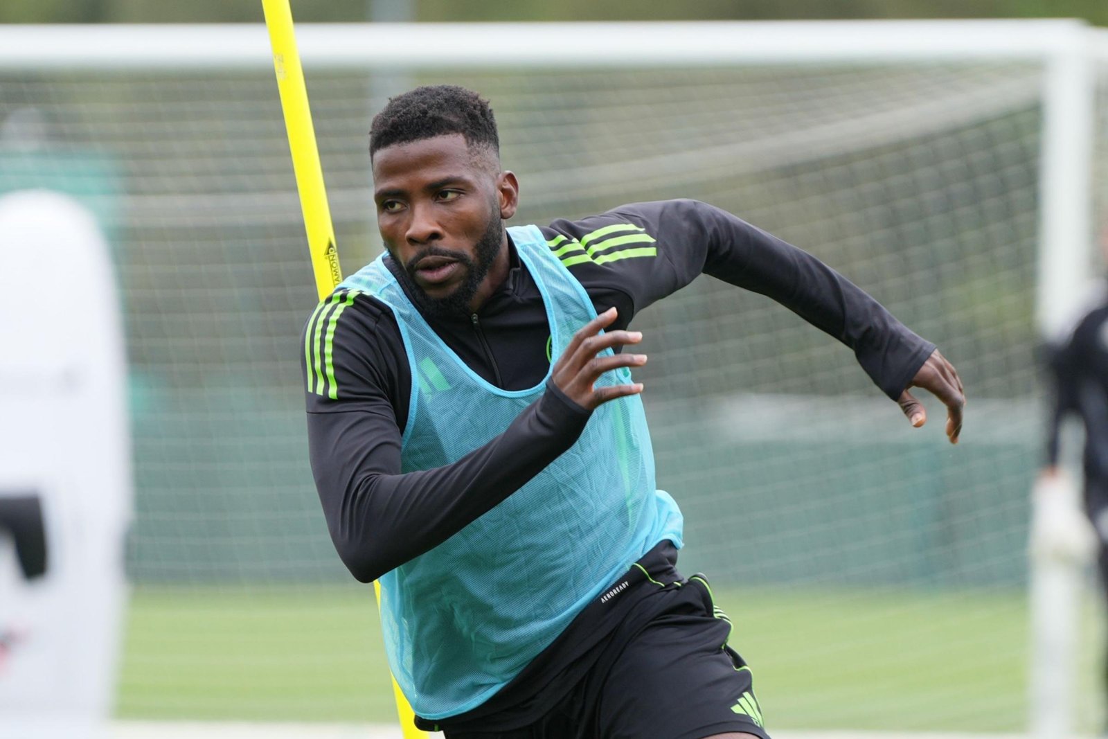 kelechi iheanacho in a training session at celtic