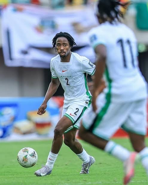 benjamin fredrick in action for the super eagles
