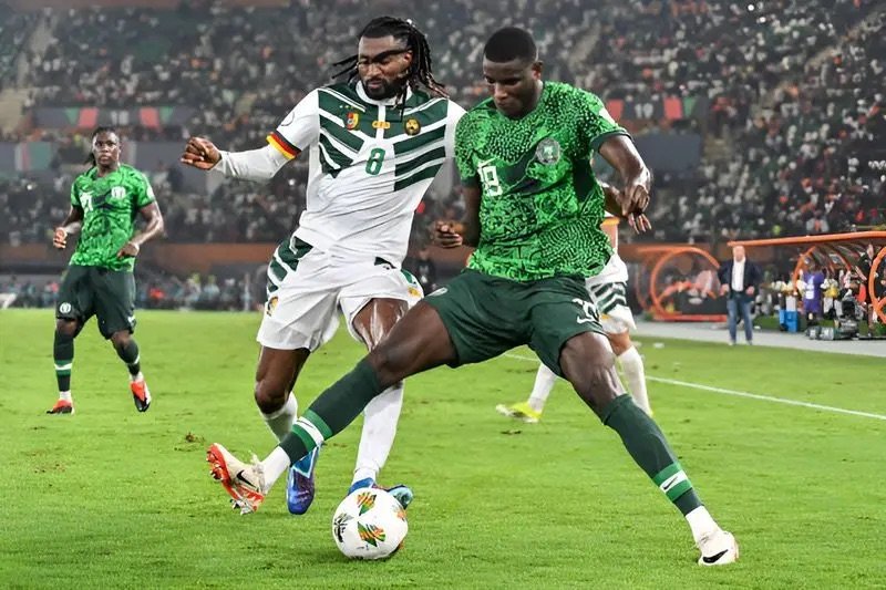 paul onuachu in action for nigeria
