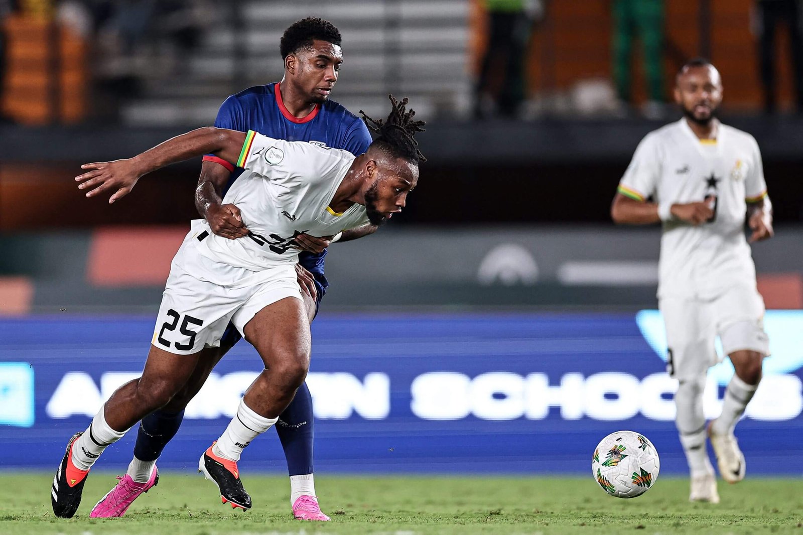 antoine semenyo in action for ghana