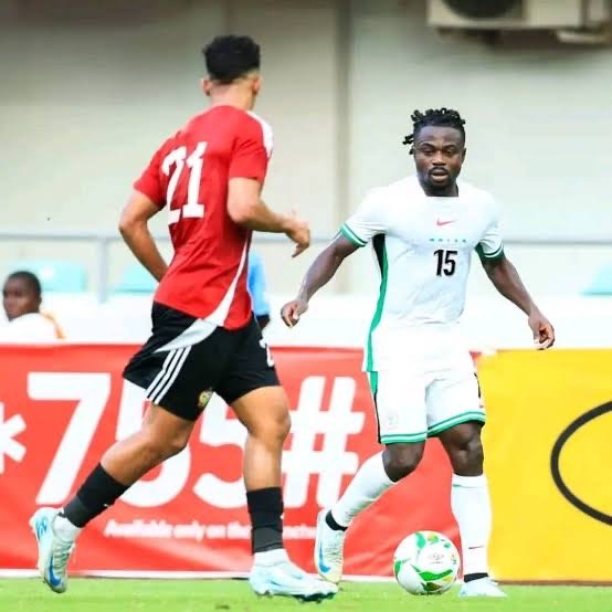 moses simon in action for nigeria