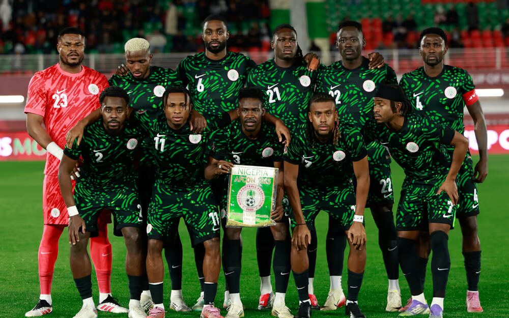 super eagles team pic ahead of their 2025 afcon opener against tanzania