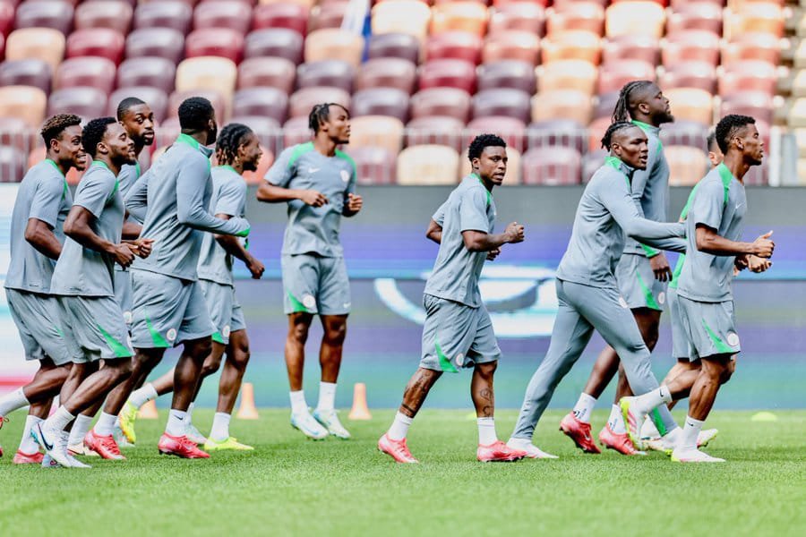 super eagles in training